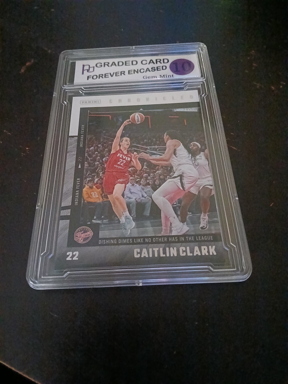 Caitlin Clark Graded Dishing Dimes Like No Else Clear Protective Case